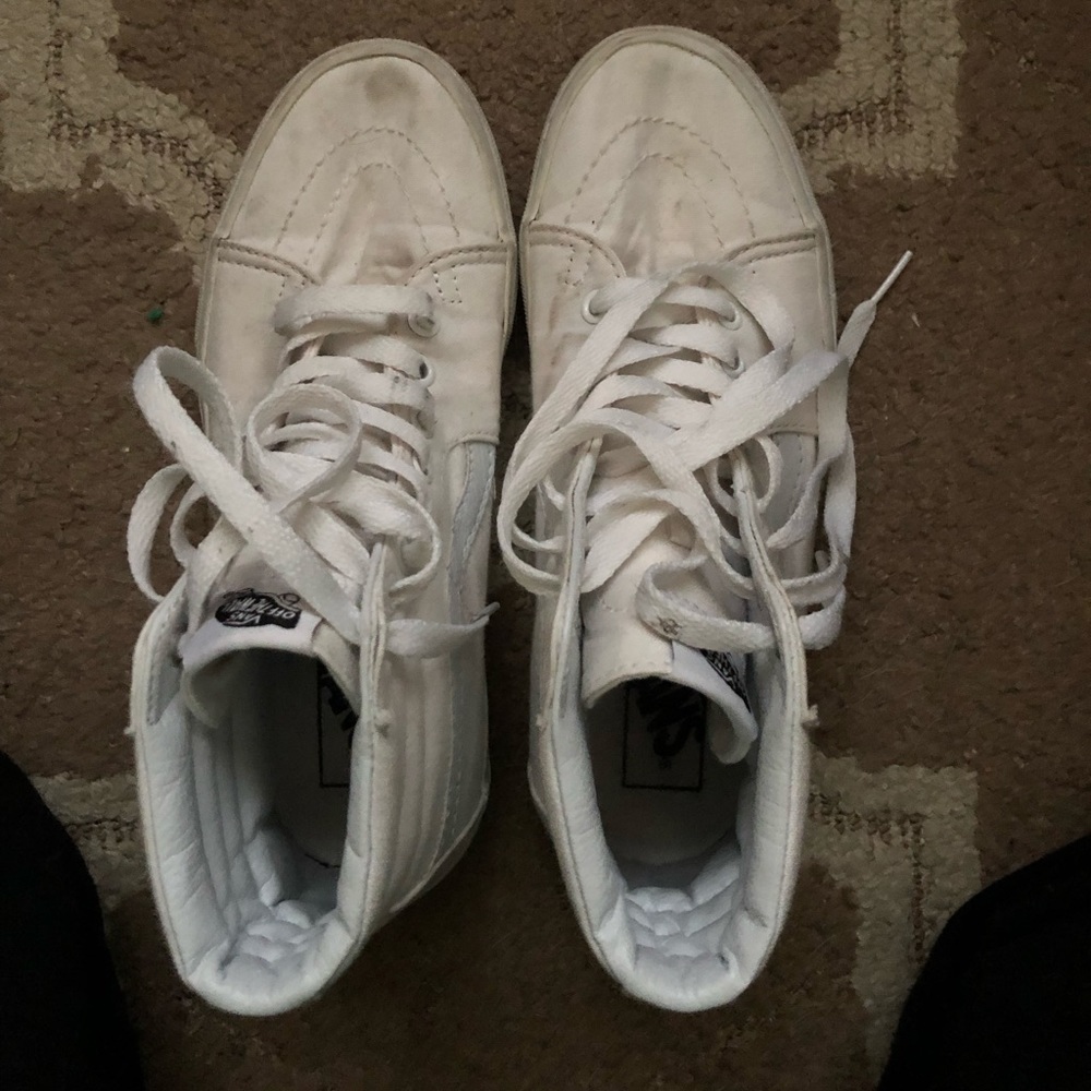 White high top vans